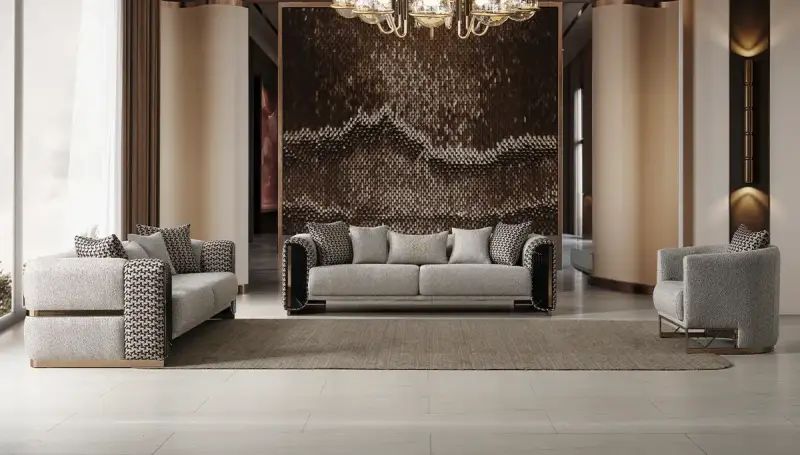 Ivory Ensemble de Canapé de Luxe