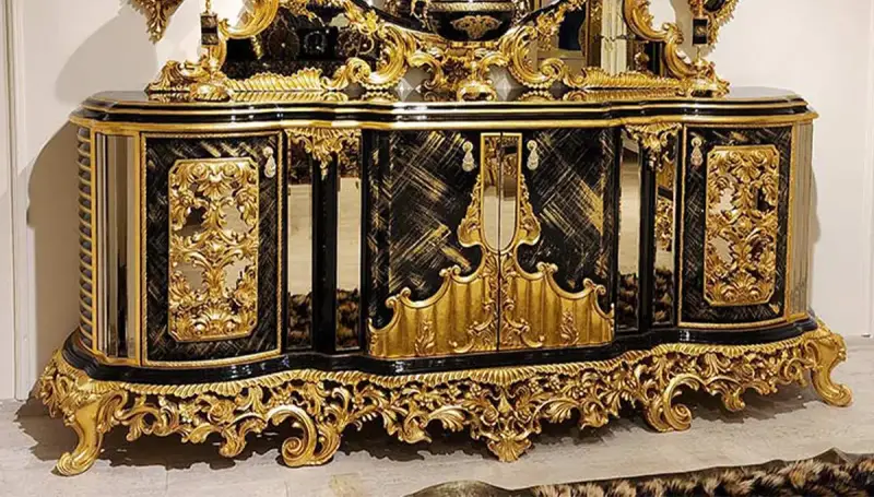 Kamelya Siyah Klasik Konsol