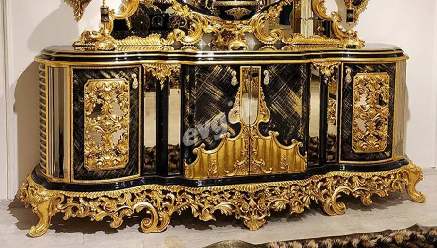 Kamelya Siyah Klasik Konsol - 1