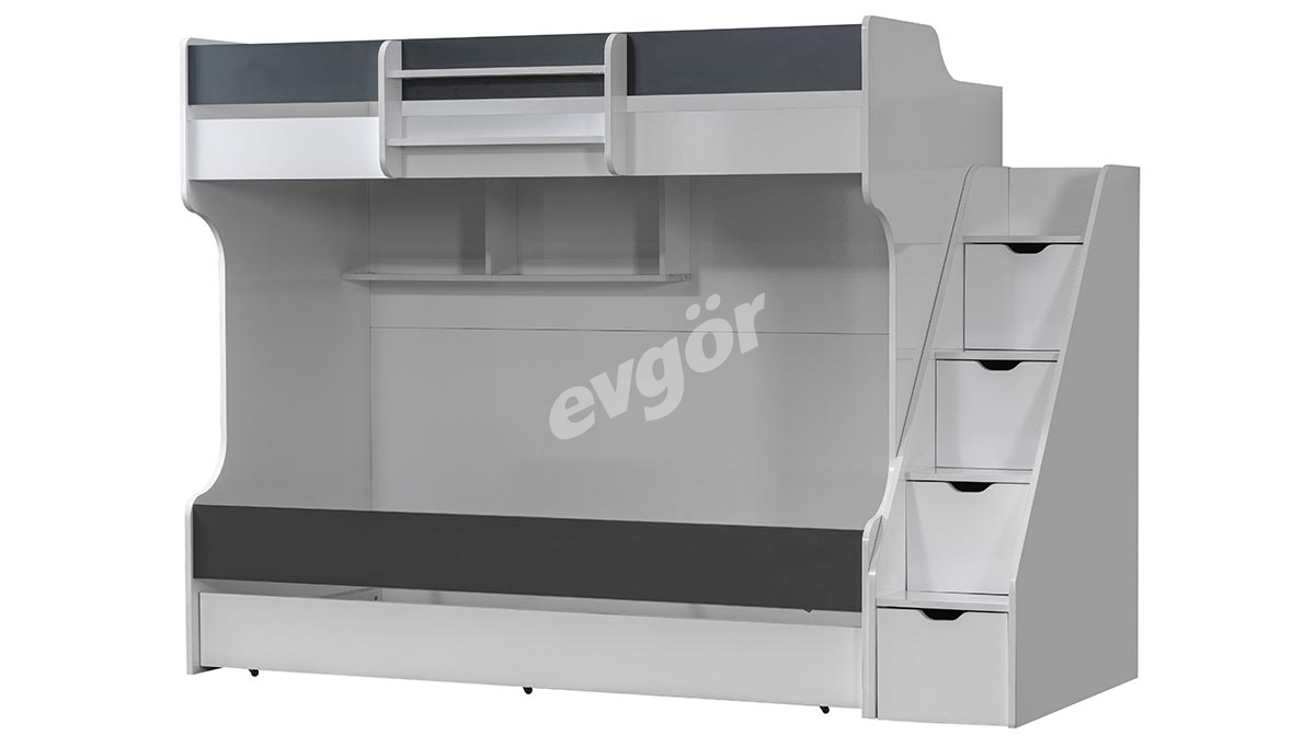 Lit Superposé Kardelin Anthracite - 3