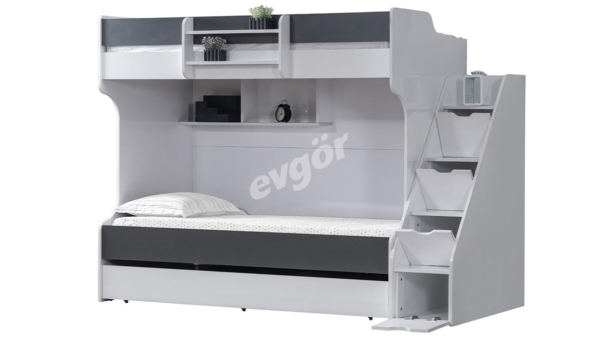 Lit Superposé Kardelin Anthracite - 8