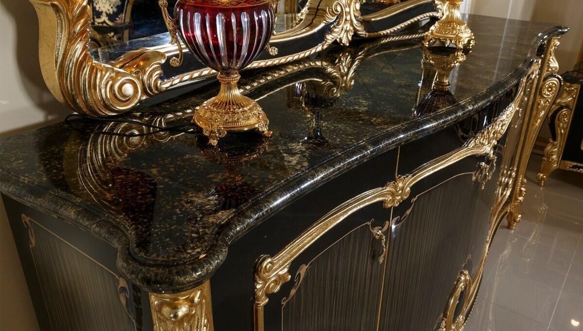 Kayıhan Noir Salle à manger classique - 4