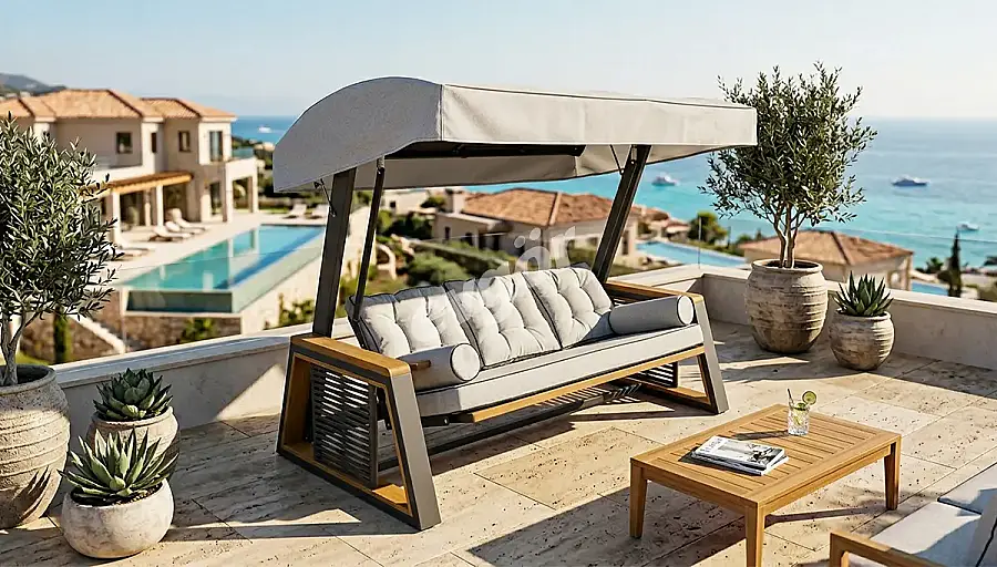 Ladin Balançoire De Jardin - 1