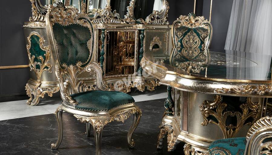 Lapseki Yeşil Klasik Sandalye - 1