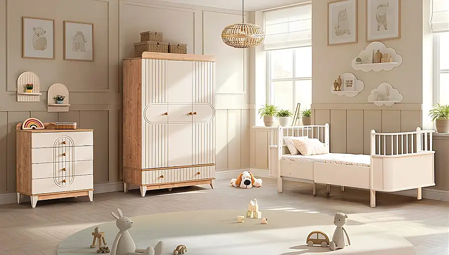 Chambre Bébé Layla Chêne - 2