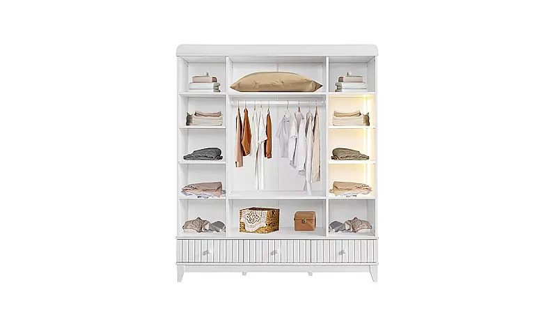 Chambre Enfant Montessori Layla Blanc - 3