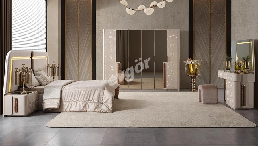 Letonya Modern Yatak Odası