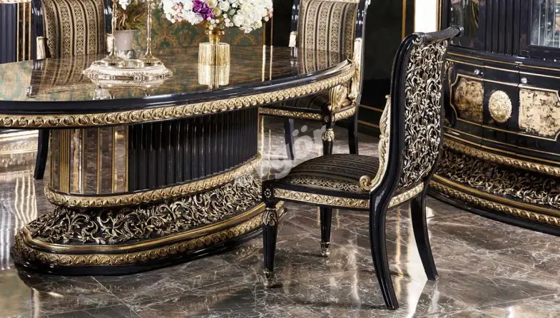 Mahaçkale Siyah Klasik Sandalye - 2