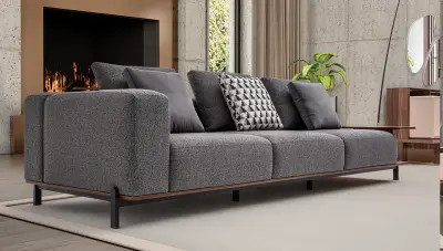 Mavel Modern Dörtlü Koltuk (Sehpalı) - 3