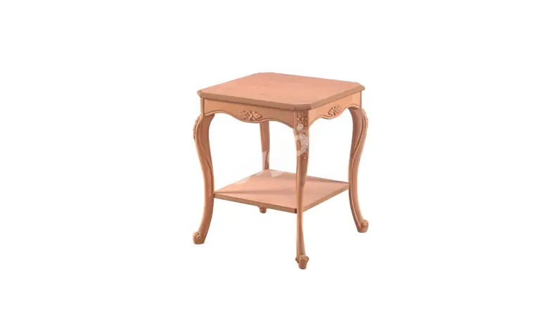 Mendel Kare Ahşap Fiskos Sehpa - 1