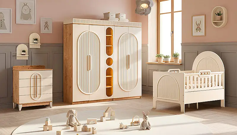 Chambre Bébé en Chêne Merino