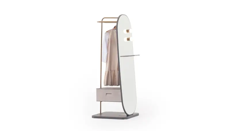 Miroir sur Pied Moderne Parina