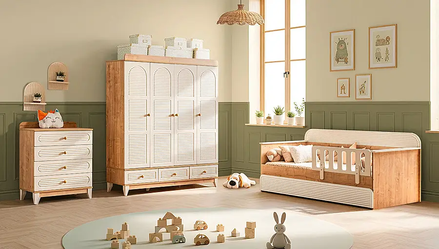 Chambre Enfant Montessori en Chêne Miya - 1