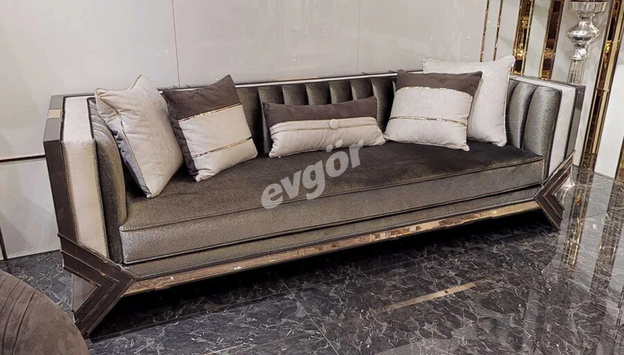 Montenegro Metal Üçlü Koltuk