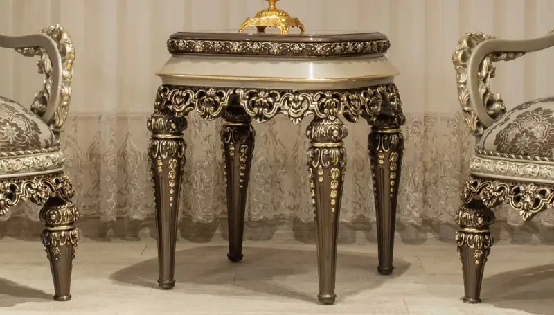 Nades Varaklı Avangarde Yan Sehpa