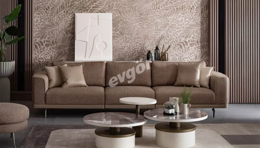 Nadine Modern Üçlü Koltuk - 1