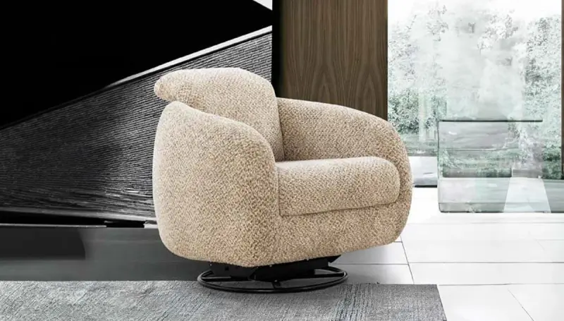 Nook Krem Modern Döner Koltuk