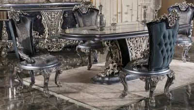 Osmanlı Mavi Klasik Yemek Odası - 2