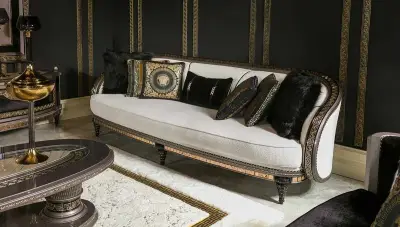 Pablo Lüks Üçlü Koltuk - 1