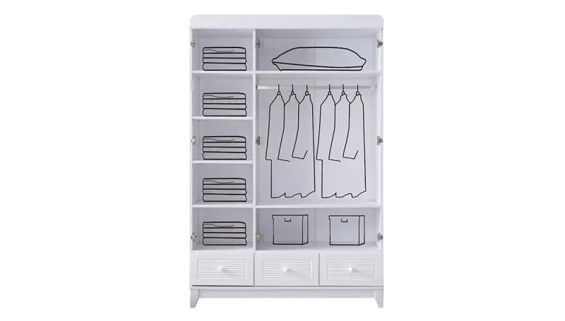 Petra Armoire Blanche - 2