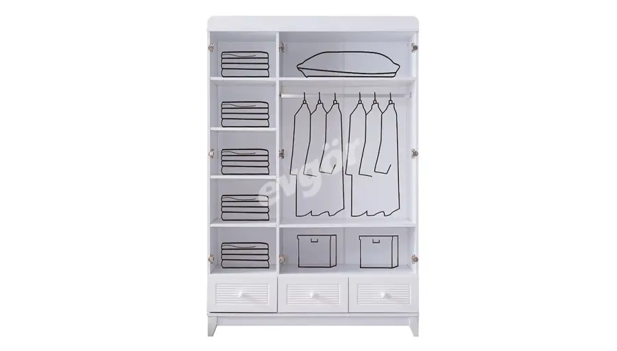 Petra Armoire Blanche - 2