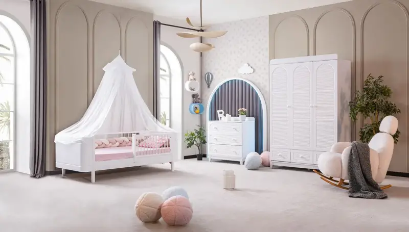 Petra Chambre De Bébé Blanche - 1