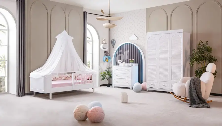 Petra Chambre De Bébé Blanche - 1