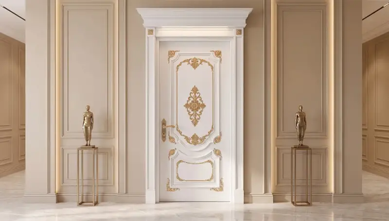 Porte Décorative Classique Couronnée Görkem - 2