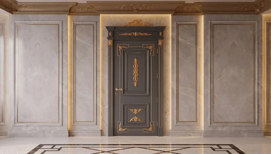 Porte Décorative Classique Couronnée Mihrap - 2