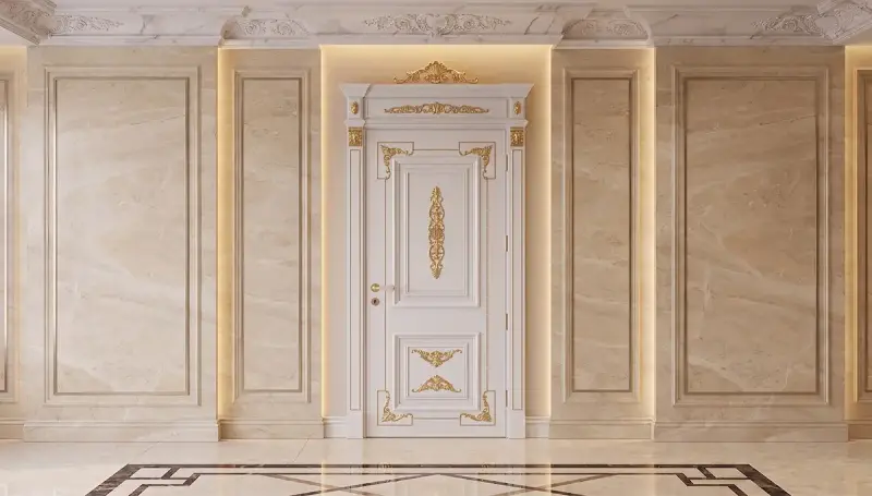 Porte Décorative Classique Couronnée Mihrap - 3