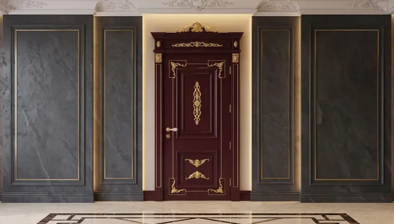 Porte Décorative Classique Couronnée Mihrap - 5