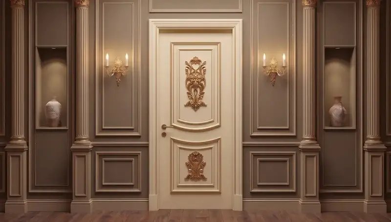 Porte Décorative Classique Divan - 1