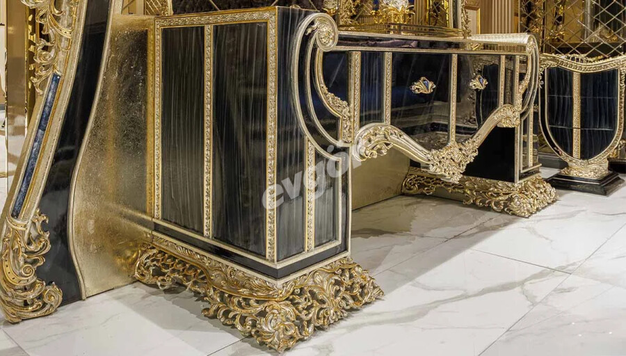 Prenses Mavi Klasik Şifonyer