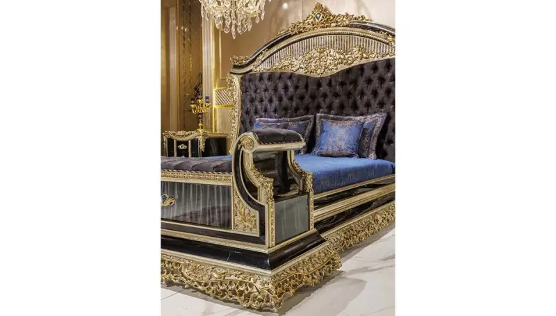 Prenses Mavi Klasik Yatak Odası - 3