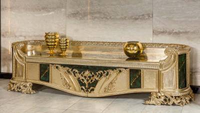 Prenses Yeşil Klasik Koltuk Takımı - 10