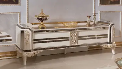 Rabesa Meuble TV crème