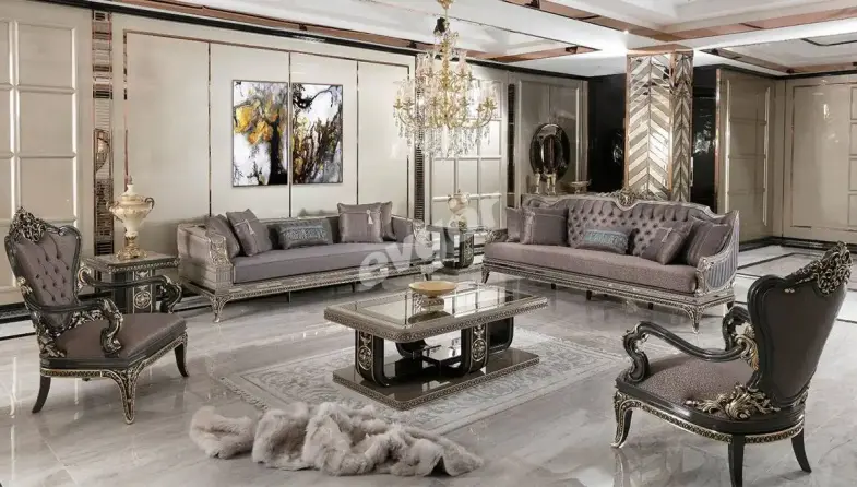 Rabio Ensemble de canapés art déco - 5