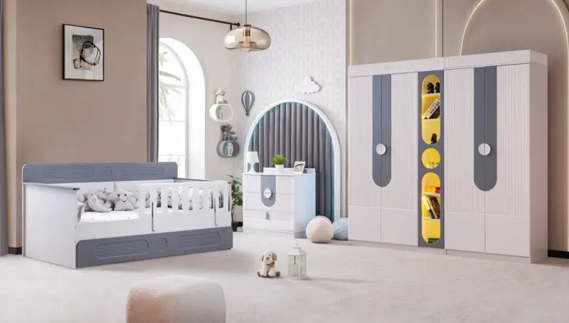 Ravi Gri Çocuk Odası - 1