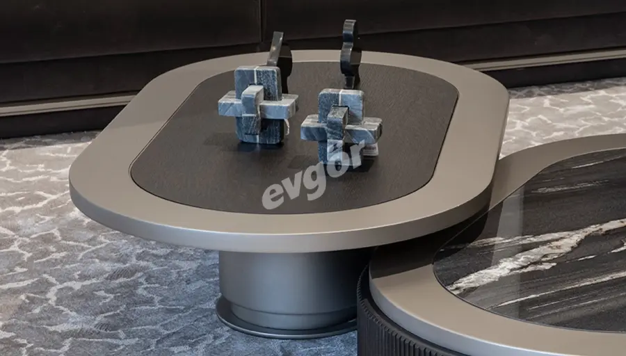 Resta Lüks Kaplama Orta Sehpa - 1