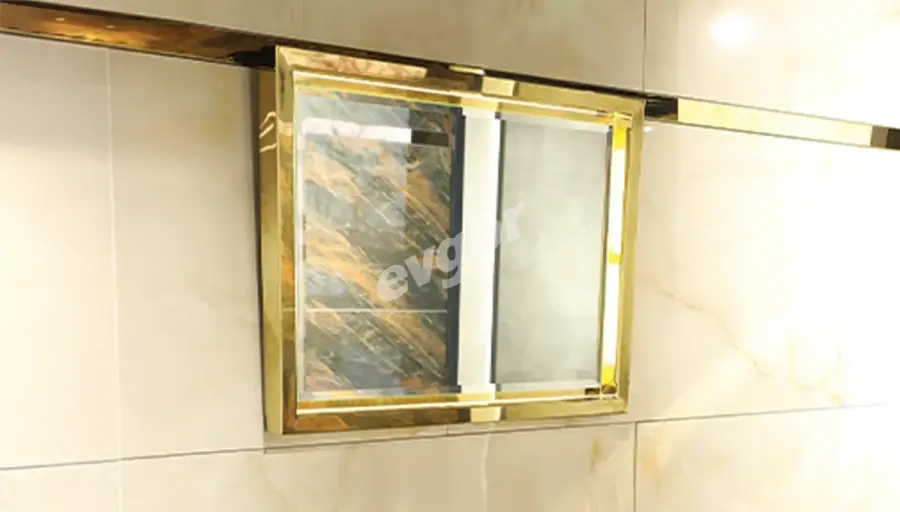 Restela Gold Banyo Aynası - 1