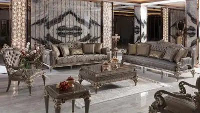 Rivesa Ensemble de canapés art déco - 1