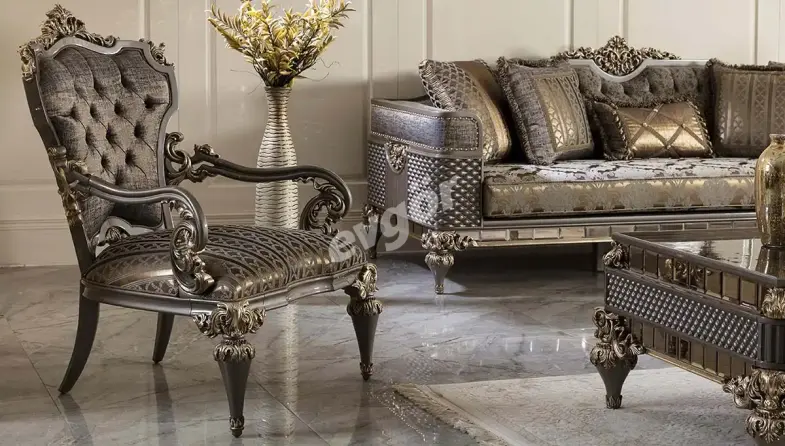 Rivesa Ensemble de canapés art déco - 7