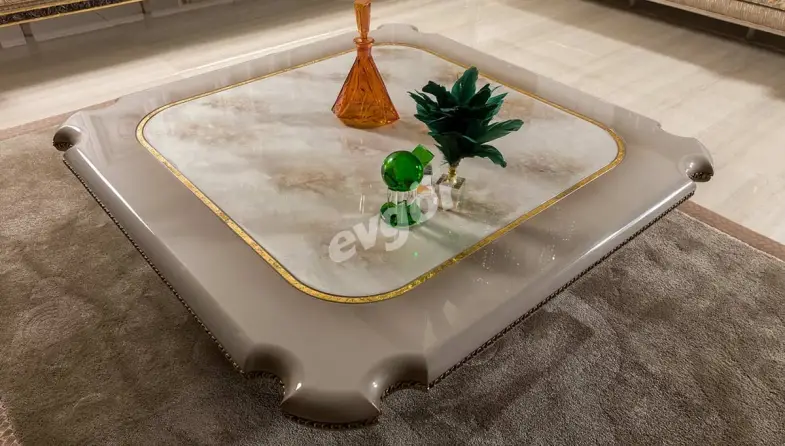 Truva Krem Lüks Koltuk Takımı - 6