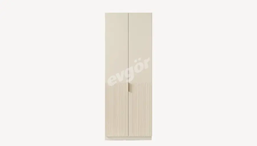 Rozalin Armoire moderne (2 portes peintes) - 1