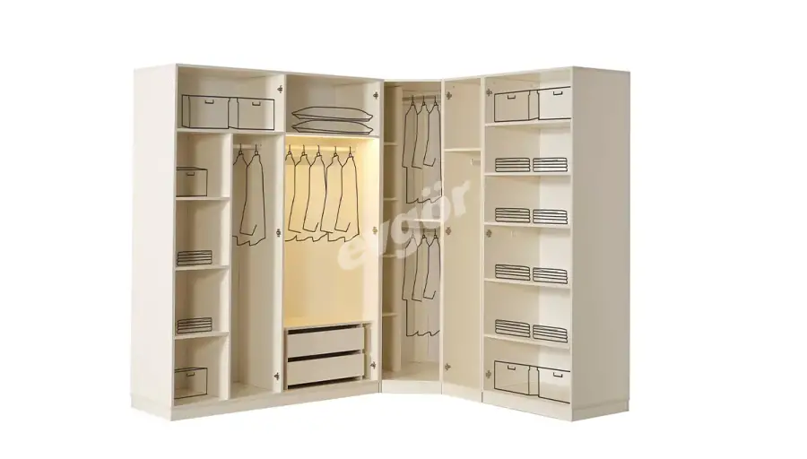 Rozalin Meuble D'angle Moderne - 2