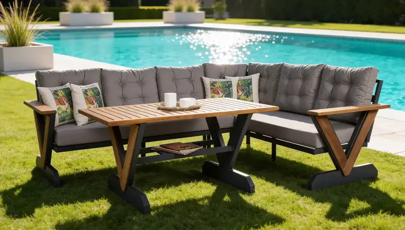 Ruzgar Ensemble de coin de jardin