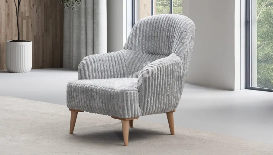 Safir Gri Modern Berjer - 1