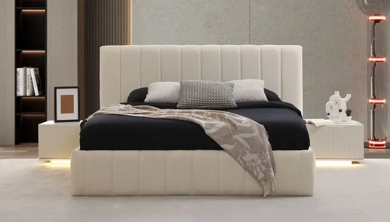 Solena Modern Bazalı Karyola (160 cm) - 2