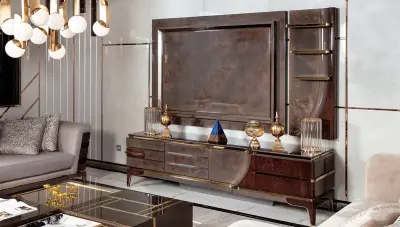 Stella Meuble TV en métal