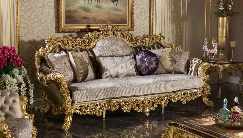 Süleyman Şah Klasik Üçlü Koltuk - 1